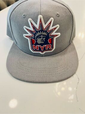 New York Rangers flat brim hat